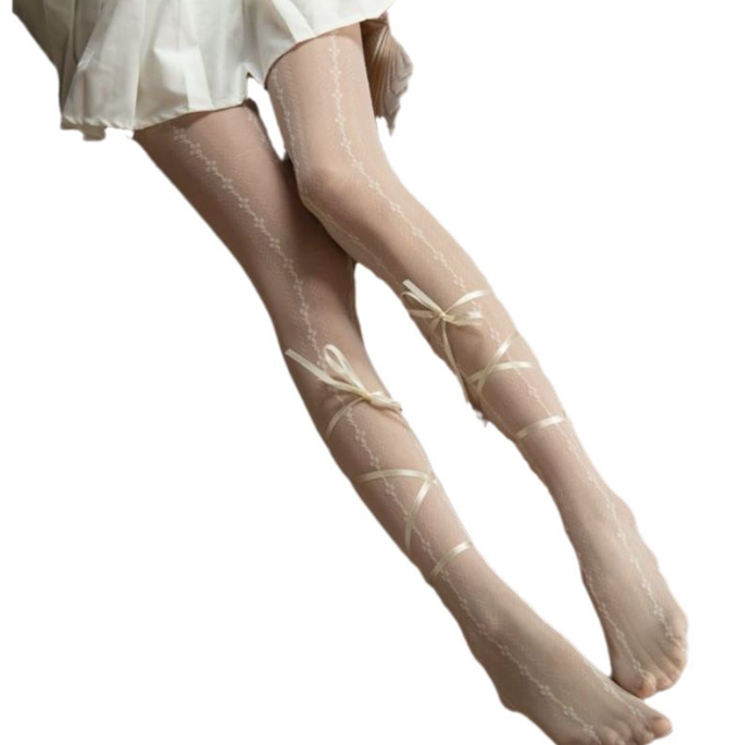 Ballet Style Lace Stockings