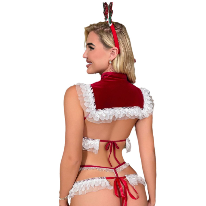 Christmas Sexy Bunny Lingerie Set