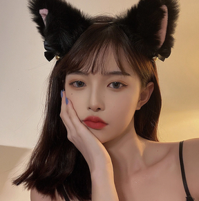 Cute and sexy cat bell headband