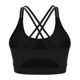 Arched Cutout Back Fitness Sports Bra