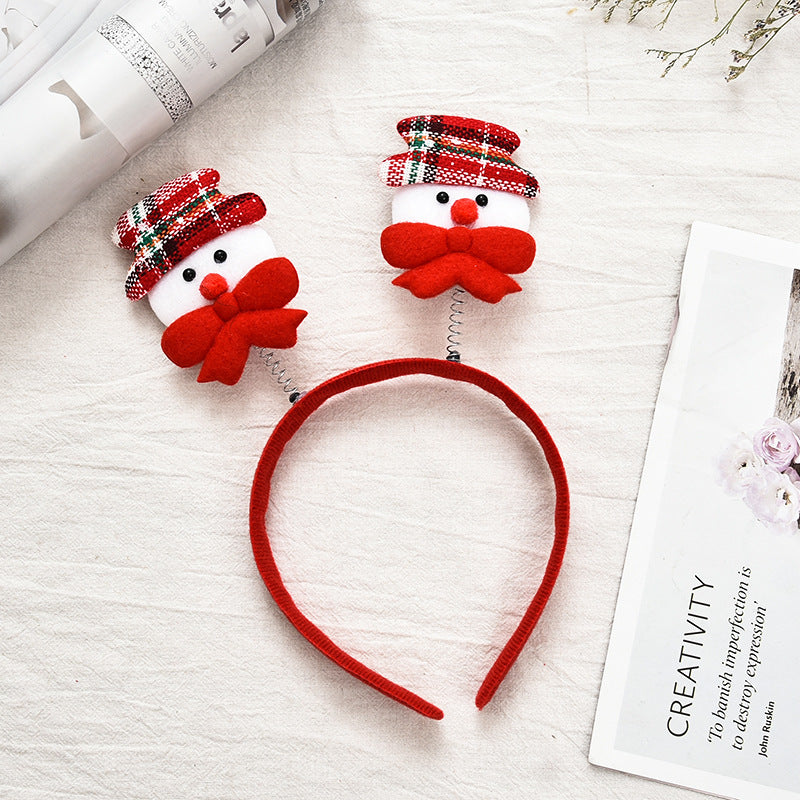 Christmas Santa Headband Cute Cartoon Antlers