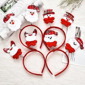 Christmas Santa Headband Cute Cartoon Antlers