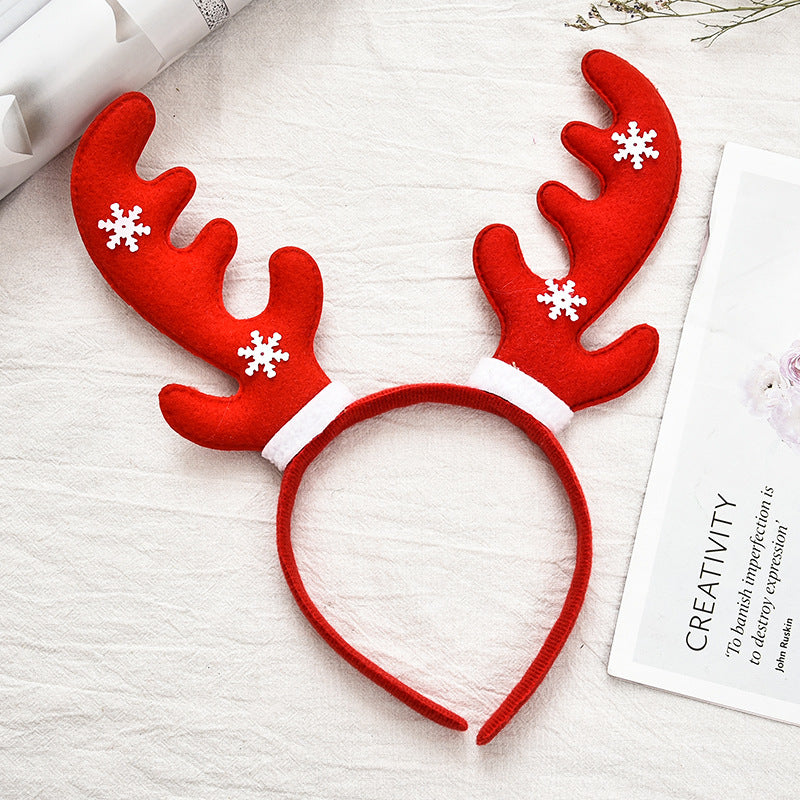 Christmas Santa Headband Cute Cartoon Antlers